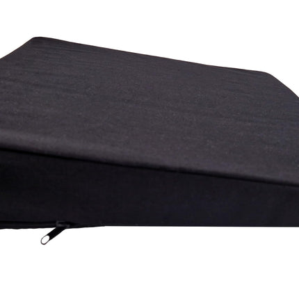 Tiga-Med 2 pieces seat cushion anti-slip premium seat wedge cushion black extra strong & dimensionally stable office chair car seat cushion seat booster no slip wedge cushion