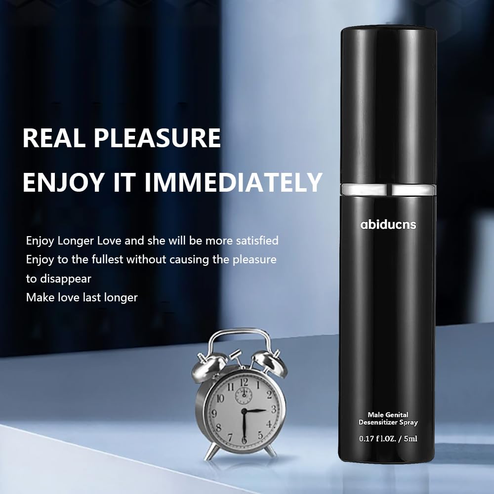 abiducns Delay Spray Sexual Enhancer für Männer, um länger im Bett zu halten, verlängert effektiv die Zeit der Männer und erhöht den Komfort, 5 ml, 50 Pumpstöße