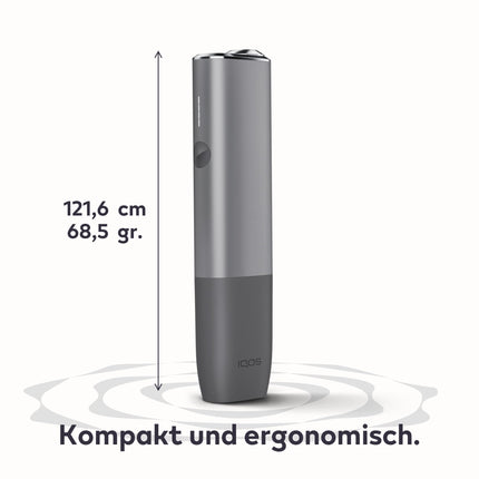 IQOS ILUMA ONE Kit Pebble Grey - Tobacco Heater (in 5 colors) - for TEREA Tobacco Sticks - our best alternative to cigarettes