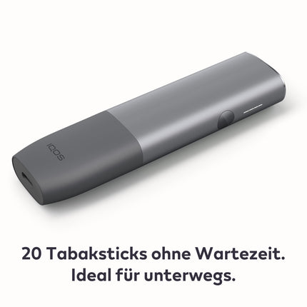 IQOS ILUMA ONE Kit Pebble Grey - Tobacco Heater (in 5 colors) - for TEREA Tobacco Sticks - our best alternative to cigarettes