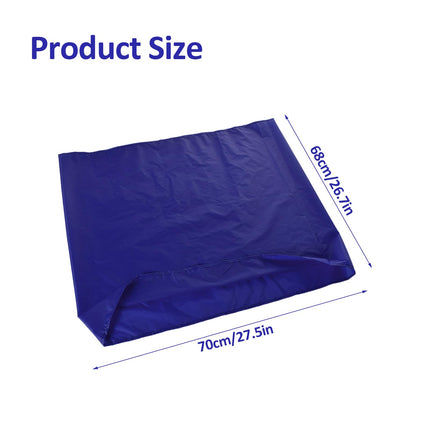 Lunaanda Sliding Sheet for Bedridden Patients, Sliding Sheet for Bed Transfer, Patient Transfer Sliding Sheet Care for Turning, Moving, and Positioning Elderly People for Hospitals, Home, 70 x 68 cm (Blue)
