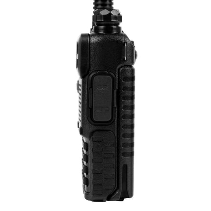 RKK Talkie Walkie License-Free PMR446 16 Channels Radio, Radio Range 1-5 km, CTCSS/DCS Walkie Talkie with Charging Station and Headset (2 Pieces)