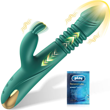 Vibration for women vibrator with thrust function, dildo sex toy for women couples ORSLUM sex toy vibrator sets for women clitoris solo, sex toys for women thrust G spot rabbit vibrators