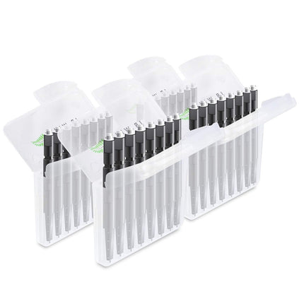 JB White 32x Hearing Aid Wax Filters, Replacement Filters, Compatible with Widex Nanocare Wax Guards | Oticon ProWax MiniFit | Phonak Cerustop Wax Guards | Resound Hearing Aid Filters (Ø 1.3mm)