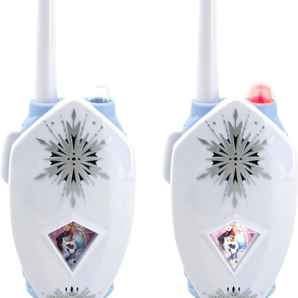 Disney Frozen 2 Walkie Talkie Set for Kids; 2 Toy Radios - eKids FR-212 + Duracell Optimum AAA Batteries, 8 Pack, Up to 100% Extra Power or Additional Performance
