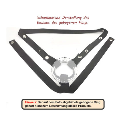 QgLust New Penis Cage Fixed Auxiliary Belt Cock Cage Chastity Belt Men Belt Men CB Ring Elastic Anti-fall