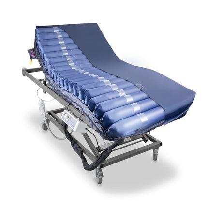Mobiclinic® pro, Anti-decubitus mattress, Low-noise compressor, 200x90x22 cm, Complete anti-decubitus mattress set, Mobi 4, European brand, Mattress topper, Replacement cell, Up to 190 kg