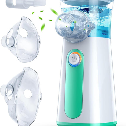 Inhaler, Portable Inhaler for Adults and Children, 30dB Quiet Inhaler Set 3 Speeds, USB Rechargeable Inhaler 2H Long Runtime