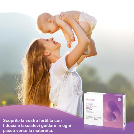 Fastep 30 pieces ovulation test kit LH test strips ovulation test fertility test for women