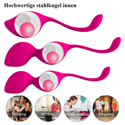 Love balls pelvic floor training balls, Allmay silicone kegel balls set of 3 pelvic floor training, pelvic floor trainer vaginal muscle training, bladder control, sex training sex toy for women
