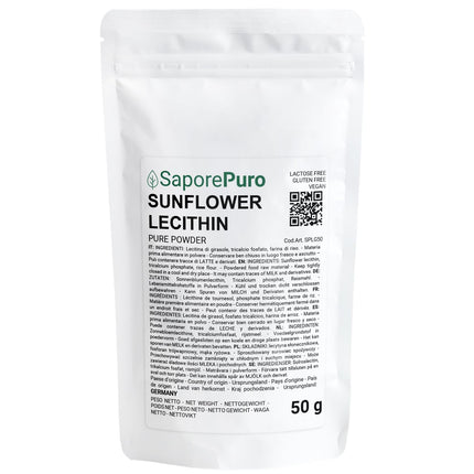 Saporepuro Sunflower Lecithin Powder 50 GR - Sunflower Lecithin
