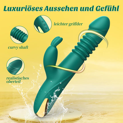 Vibration for women vibrator with thrust function, dildo sex toy for women couples ORSLUM sex toy vibrator sets for women clitoris solo, sex toys for women thrust G spot rabbit vibrators