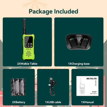 Retevis RT649P Walkie Talkie, Hover Waterproof IP67 Two-Way Radio, PMR 446 License-Free, 16 Channels, SOS Alarm, LED Torch, Walkie Talkies for Surfing, Rescue, Emergency Assistance, Kayaking, Fishing, Hunting, Summer (2 Pack)