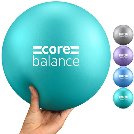Core Balance Pilates Ball - Anti-Burst Yoga Ball - Non-Slip PVC - Gymnastics, Fitness, Physiotherapy Lightweight - Easy to Inflate - 200 kg Maximum Weight - 23 cm, 200 g - 4