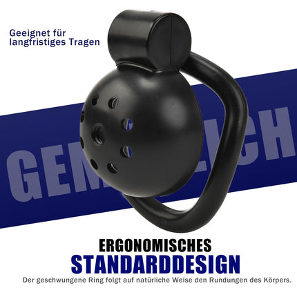 HXLXW Chastity Cage Male with 5 Cock Rings Press the lock design chastity cage man bondage extreme for men chastity penis cage extreme erotic chastity sex toy