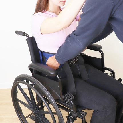 PEPE Mobility - Transfer belt with 7 handles, transfer aid bed wheelchair, lifting aid for people with limited mobility (1 piece)