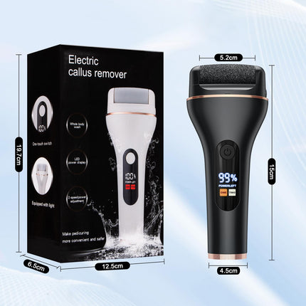 Electric Callus Remover - Electric Callus Remover for Feet - Electric Callus Planer for Feet with 2 Gears, IPX7 Waterproof Callus Remover for Cracked Heels, Dead Skin, Callus Removal