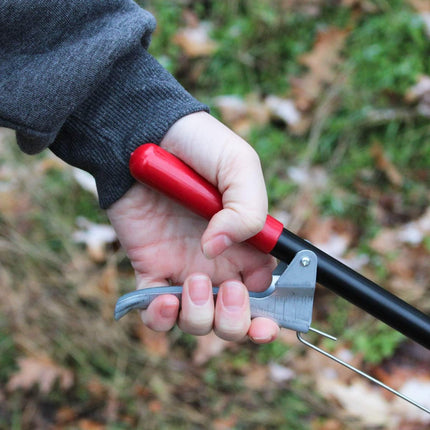 Rekord grabber for paper and trash with rubberized handle and powerful gripping mechanism, total length: 87 cm, weight: 1.33 kg, easy picking without bending, grabber, paper tongs, trash tongs