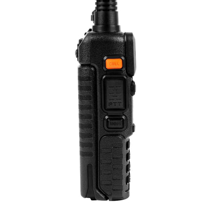 RKK Talkie Walkie License-Free PMR446 16 Channels Radio, Radio Range 1-5 km, CTCSS/DCS Walkie Talkie with Charging Station and Headset (2 Pieces)