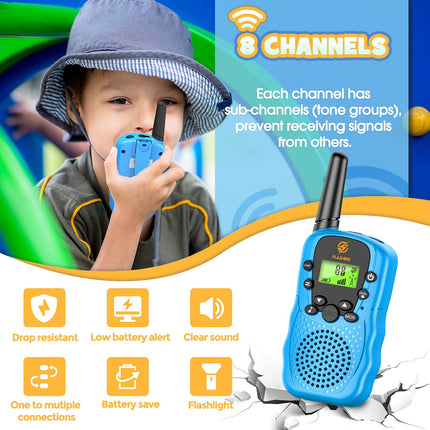 Tesoyzii toy boy 3 4 5 6 7 8 years, walkie talkie children's gift boy 3-12 years Easter gifts children outdoor toy radio devices children's toys from 3-12 years boys game
