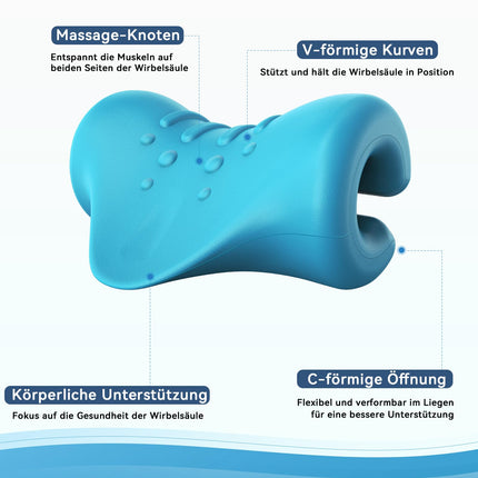BLABOK Neck Stretcher Cervical Spine Traction Device to Relieve Neck and Shoulder Fatigue and Pain, Neck Stretcher for Relief TMJ Pain Headache Muscle