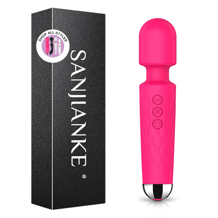 Vibration for women, G-spot vibration for women squirting, dildo, sex toy for women, 20 patterns 8 speeds, quiet waterproof, sex toy for women extremely hard (Rose Red)