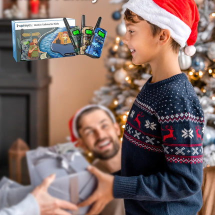 Inspireyes Walkie Talkie Kids Rechargeable, 48 Hours Working Time, 8 Channels 2-Way Radio, Gifts for Boys Girls, Outdoor Hiking Camping, 3-12 Year Old Toy