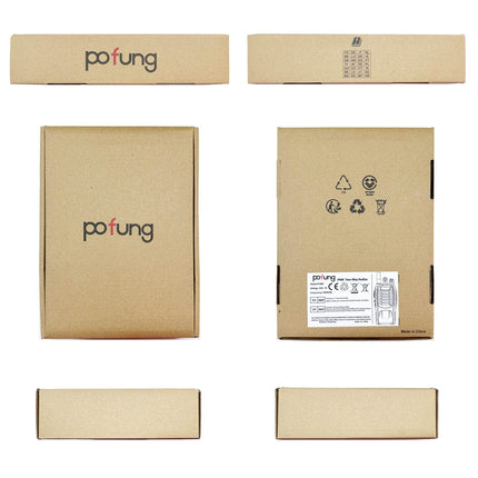 Walkie Talkie PMR446 License-Free Two-Way Radio, Pofung PT88E 16 Channels Professional Rechargeable Long-Range Walkie Talkies with USB Charging Station and Earpieces Black 10 Pack