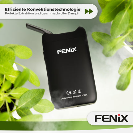 FENiX NEO Premium Vaporizer USB-C | 100% convection | Titanium chamber | New patented cooling technology | Ceramic cooling path and ceramic mouthpiece | Temperature range 120-221°C