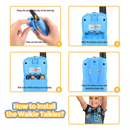Tesoyzii toy boy 3 4 5 6 7 8 years, walkie talkie children's gift boy 3-12 years Easter gifts children outdoor toy radio devices children's toys from 3-12 years boys game