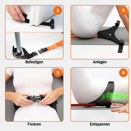 ROOZENBELT Back Stretcher Belt – Effectively relieves back pain – For intervertebral discs, spine & back muscles – Developed by certified physiotherapist Eric Roozendaal