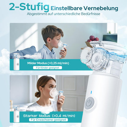 Quiet portable inhaler, inhaler for children & adults, portable inhaler for children
