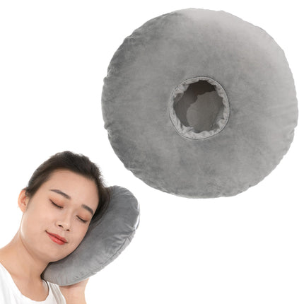 Piercing Pillow, Piercing Pillow Ear with Removable Pillow Covers, Adjustable Filling, Donut Pillow Piercing for Earache Pain Relief, Piercing Pillow for Inflammation, Pressure Ulcers