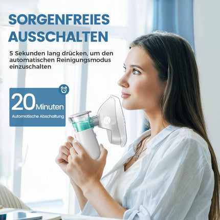 Inhaler, Portable Inhaler for Adults and Children, 30dB Quiet Inhaler Set 3 Speeds, USB Rechargeable Inhaler 2H Long Runtime
