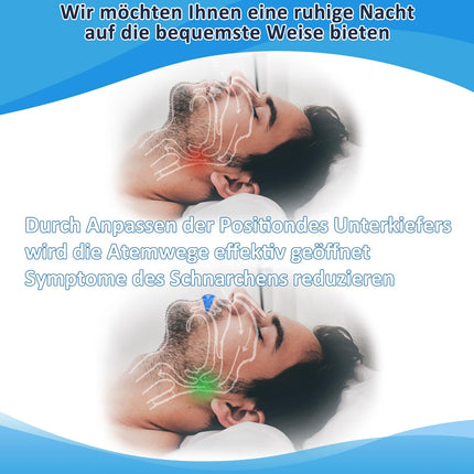AIOUTGOGO Snore Stopper-Snoring Device Multipurpose Anti Snoring Snore-Free Stopper-Effective Snoring Stopper against Snoring for Men and Women Anti Snoring Mouthpiece Device (Ready to Use)