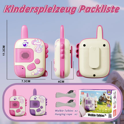 Walkie Talkie - Toys from 3 4 5 6 7 8 years girl boy unicorn gifts for girls boy 3-10 years outdoor games for children walkie talkie children's toys Christmas gifts children's gifts