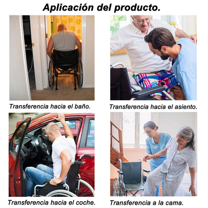 Transfer aids Transfer board wheelchair, sliding board for wheelchair users, anti-slip aid for disabled bed, patient transfer aid for care, aid for elderly people Load capacity 150 kg