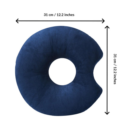 ODOXIA Piercing Pillow with Hole | Donut Pillow for Ear Pain Relief | Piercing Pillow with Adjustable Filling | Round Ear Pillow with Hole | Ear Pillow for Ear Piercing | Head Pillow