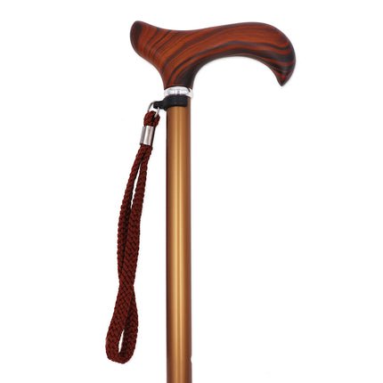 KMINA PRO - Walking Stick Wood Adjustable, Women, Walking Stick Men, Seniors, Height Adjustable, Elegant, Aluminum