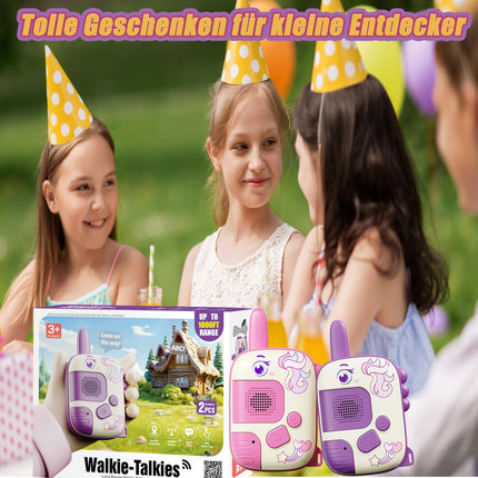 Unicorn Gifts for Girls - Walkie Talkie Children's Toy Gifts Boy Girl 3-10 Years Toys from 3 4 5 6 7 8 Years Boy Girl Outdoor Games for Children Walkie Talkie Gifts Children