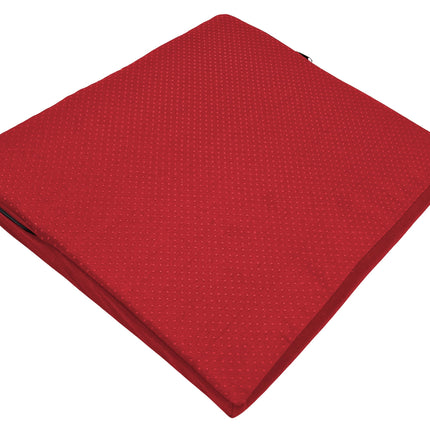 Tiga-Med Seat Cushion | Anti-Slip Premium Seat Wedge Cushion | Extra Strong & Stable | 3 Colors | Washable | Car Seat Cushion | Booster Seat | No-Slip Wedge Cushion (Red)
