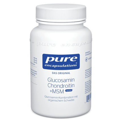 Pure Encapsulations - Glucosamine Chondroitin + MSM - High Dose with Organic Sulfur - 60 Capsules