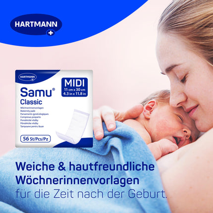 Samu Classic Midi Postpartum Pads Postpartum Pads Inserts 1x56 pieces