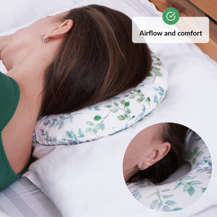 ODOXIA Piercing Pillow with Hole | For Ear Against Earache | Donut Pillow | Ear Cushion | Sleeping Ring for Side Sleepers to Relieve Ear Pain | Pillow for Side Sleepers | Donut Ear Pillow