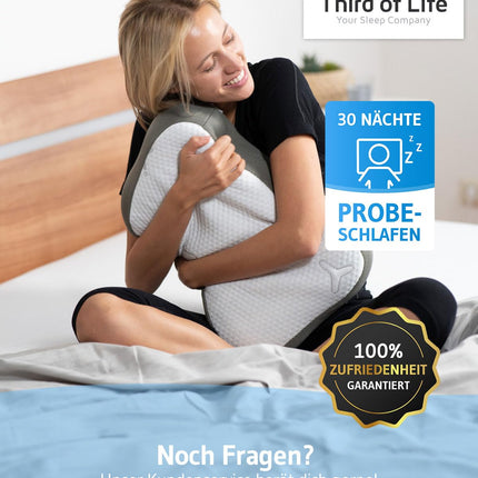 Re-Charge Intense Neck Pillow | Orthopedic Cervical Spine Side Sleeper Pillow | Ergonomic Memory Foam with Bamboo Activated Charcoal, Innovative Technology for Deeper Sleep, Recovery Pillow 50x30x12