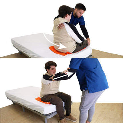 PEPE Mobility - Sliding sheet for bedridden patients 60x50 cm, sliding sheet care, transfer bed linen support, sliding sheet patient transfer