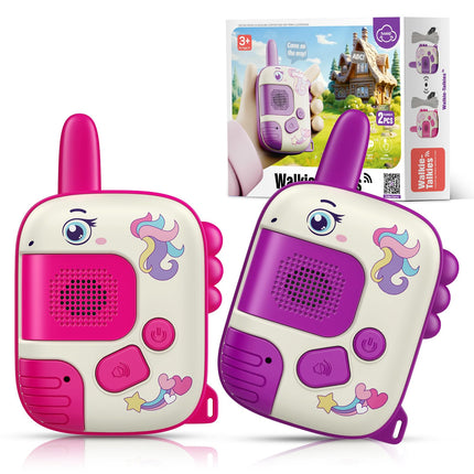 Wootoyz Unicorn Gift for Girls, Walkie Talkie Children's Gifts Girls 3 4 5 6 7 8 Years Toys from 3-8 Years Girls Unicorn Game Walkie Talkie Games 3-8 Years Girls Gift Ideas