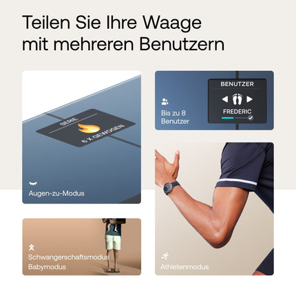WITHINGS Body Smart — Wi-Fi digital personal scale / body fat scale for advanced body composition including muscle mass, water percentage, bone density
