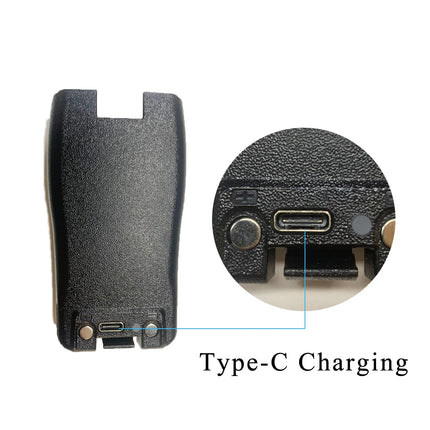 Walkie Talkie PMR446 license-free two-way radio, pofung PT88E 16 channels Professional rechargeable with long range USB charging station and earpieces Black 4 pieces