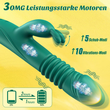 Vibration for women vibrator with thrust function, dildo sex toy for women couples ORSLUM sex toy vibrator sets for women clitoris solo, sex toys for women thrust G spot rabbit vibrators